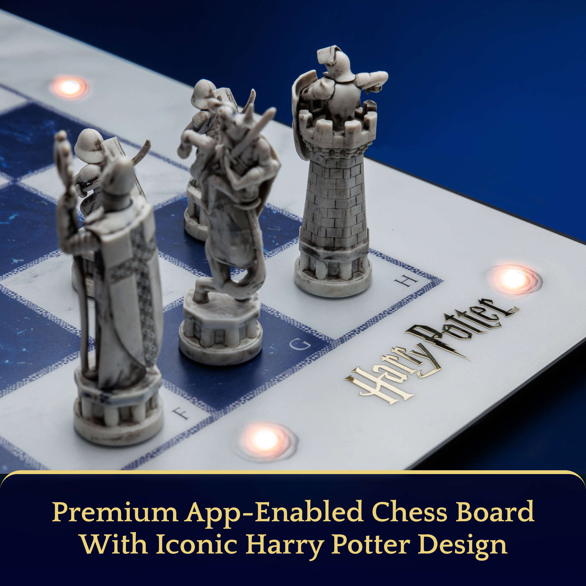 Premium lightweight app-enabled chessboard with real-time coaching system